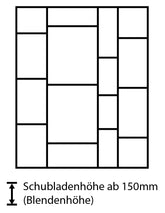 Dringenberg Schubladeneinteilung Kastenwerkbank 150/18 016225