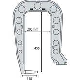 GYS Elektrodenbügel C4 - 8 bar/550 daN - LG 200 mm - standard 019164