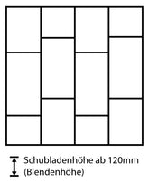 Dringenberg Schubladeneinteilung S7 120/12 019795