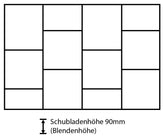 Dringenberg Schubladeneinteilung B7 90/12 019809