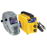 GYS GYSMI E200 FV E-Hand-Inverter Set + Schweißhelm LCD HERMES SILVER 031531