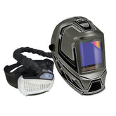 GYS Schweisshelm mit Gebläse-Atemschutzsystem LCD GYSMATIC 5/13 AIR TRUE COLOR XXL 047846