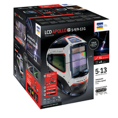 GYS Schweißhelm LCD APOLLO+ 5/9 - 9/13 G TRUE COLOR 068681