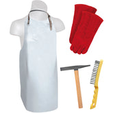 GYS Set: Schweisserschutz + Handschuhe + Schlackehammer + Bürste 070561