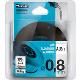 GYS Massivdrahtspule Alu AlSi 5, Ø 0,8mm - Plastiktrommel S100 / 0,5Kg 086685
