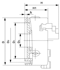 Bernardo Standard-3-Backenfutter DK11-100 21-0751