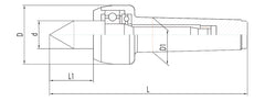 Bernardo Mitlaufende Hochleistungs-Körnerspitze NCK-B MK 3 22-1035