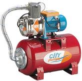 PROMAC Hauswasserpumpe 230 Volt, Fördermenge 4'800 l/h, mit Druckregler 24CY-JET-15LM