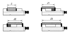 Bernardo NC-Maschinenschraubstock CHV 130 V 28-2126