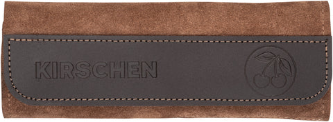 Kirschen 3307000 Schnitzmessersatz in Veloursleder-Rolltasche
