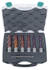 Bernardo HSSCO5-Kernbohrer-Set CDL, nACO-beschichtet, 14 - 24 mm, Bohrtiefe 50 mm 41-11044