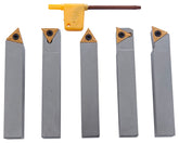 Bernardo Drehmeißelsatz mit HM-Wendeplatten, 16 mm, 5-tlg. 44-2015