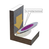 "Eisenblätter 96720 MAGNUM® Poly Magic Wheel 165 x 6 x 22,2 mm, Korn A (80), Vorschliff"