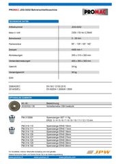 PROMAC BOHRERSCHLEIFMASCHINE JDG-0332