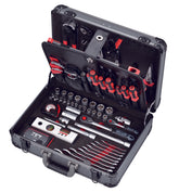 PROMAC JET-TOOLS Alu-Werkzeugkoffer 1/4" + 1/2", 116-teilig Y-116B by PROMAC
