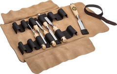 Kirschen 1161006 Stechbeitelsatz in Ledertasche, 6-tlg.