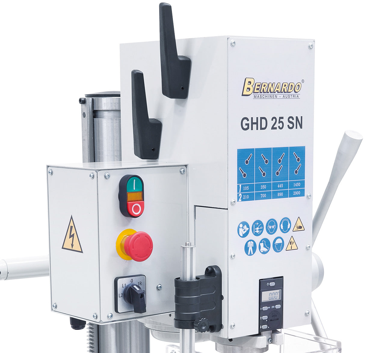 Bernardo GHD 25 SN mit digitaler Pinolenhubanzeige 01-1242B