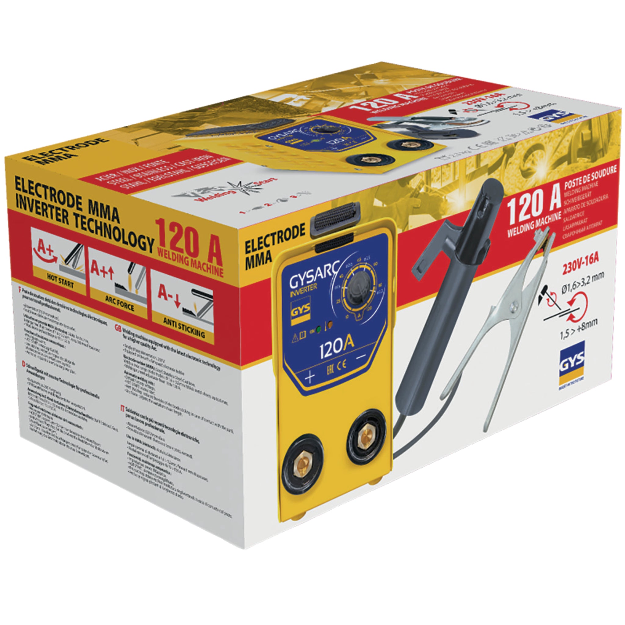 GYS GYSARC 120 DC E-Hand-Schweißinverter 013704
