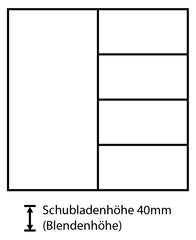 Dringenberg Schubladeneinteilung S7 60/5 019767
