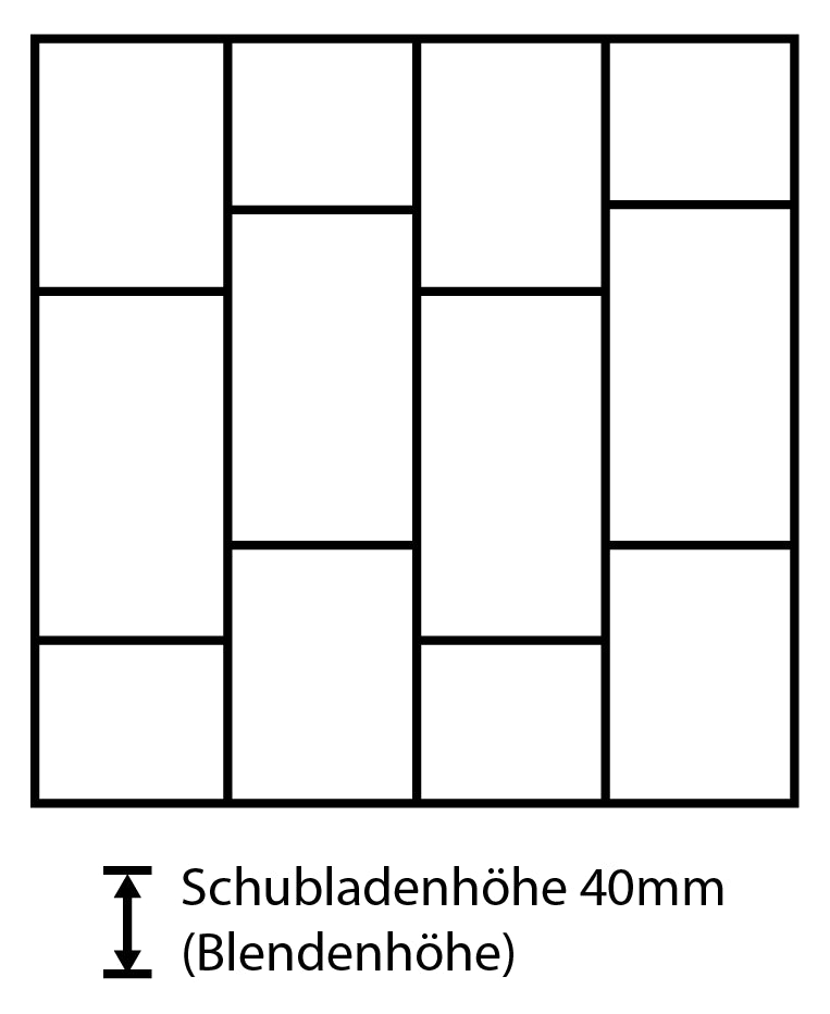 Dringenberg Schubladeneinteilung S7 60/12 019793