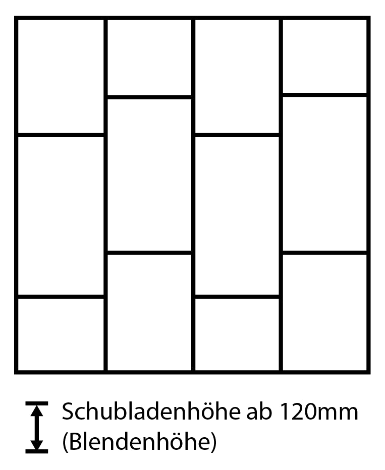 Dringenberg Schubladeneinteilung S7 120/12 019795