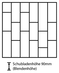 Dringenberg Schubladeneinteilung S7 90/18 019797
