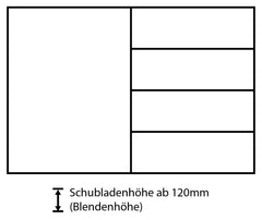 Dringenberg Schubladeneinteilung B7 120/5 019804
