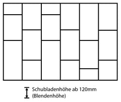 Dringenberg Schubladeneinteilung B7 120/18 019813