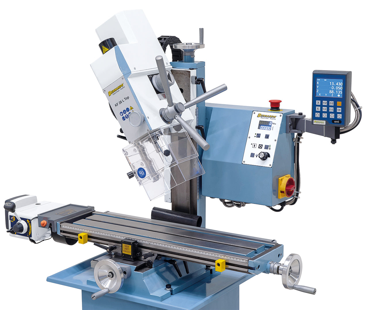 Bernardo KF 26 L Top mit Vorschub inkl. 3-Achs Digitalanzeige DT 40 02-10240