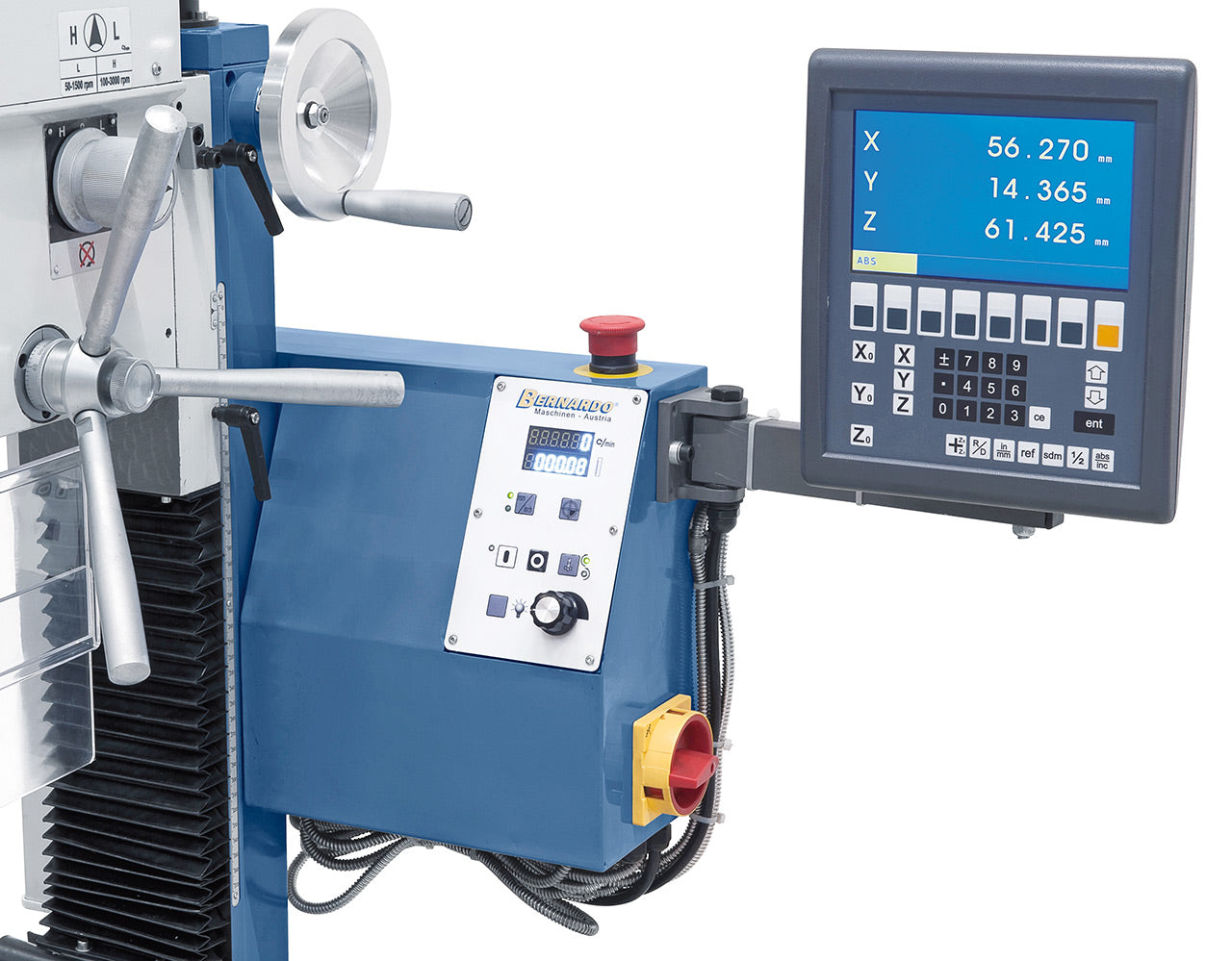 Bernardo KF 28 Top mit Vorschub inkl. 3-Achs Digitalanzeige ES-12 V 02-10341