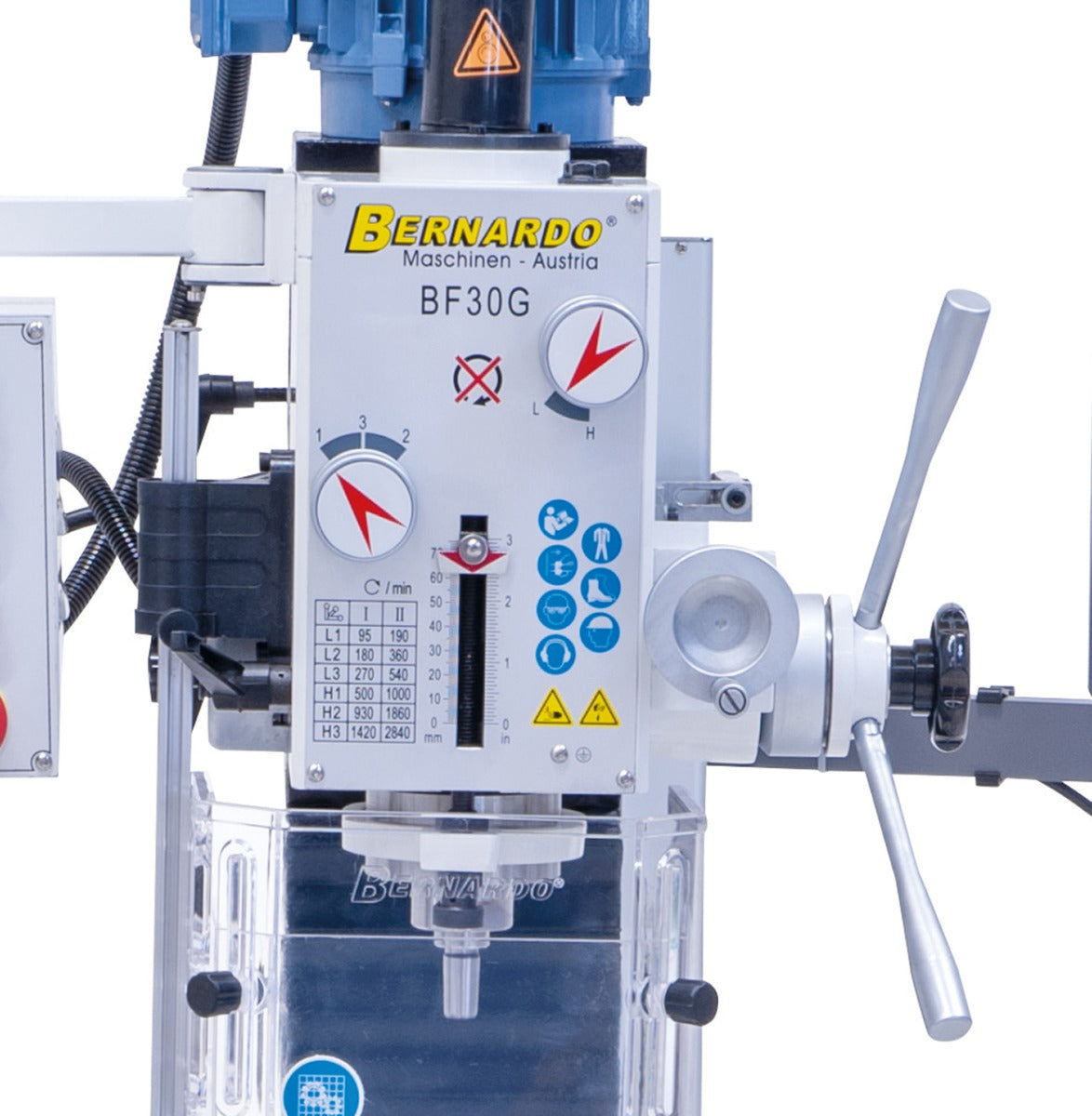 Bernardo BF 30 G inkl. 3-Achs Digitalanzeige DT 40 02-1037B