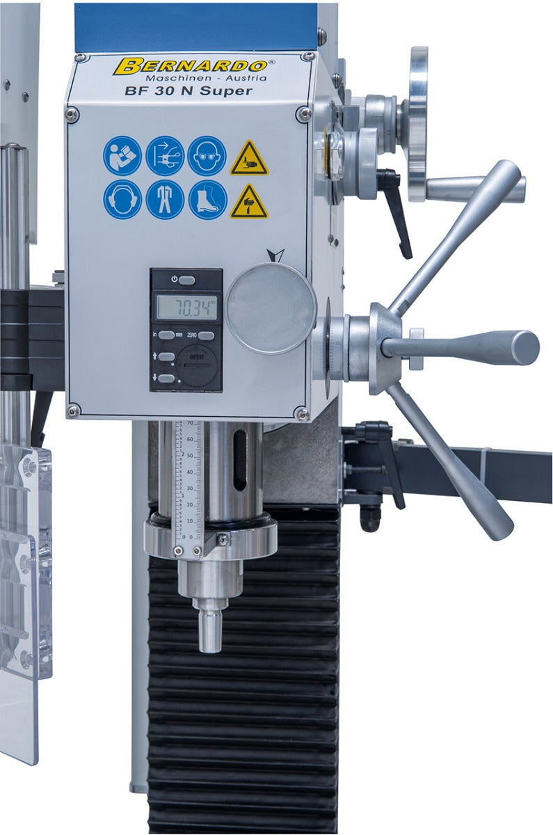 Bernardo BF 30 N Super mit Vorschub inkl. 3-Achs-Digitalanzeige ES-12 V 02-10440