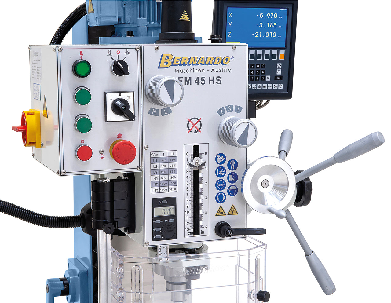 Bernardo FM 45 HS inkl. 3-Achs-Digitalanzeige ES-12 V 02-1063