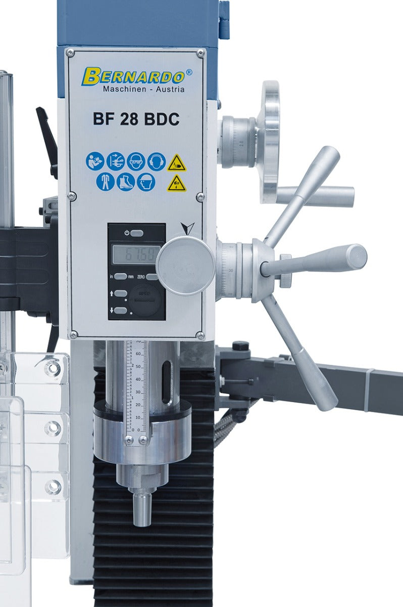 Bernardo BF 28 BDC mit Vorschub inkl. 3-Achs-Digitalanzeige ES-12 V 02-1114