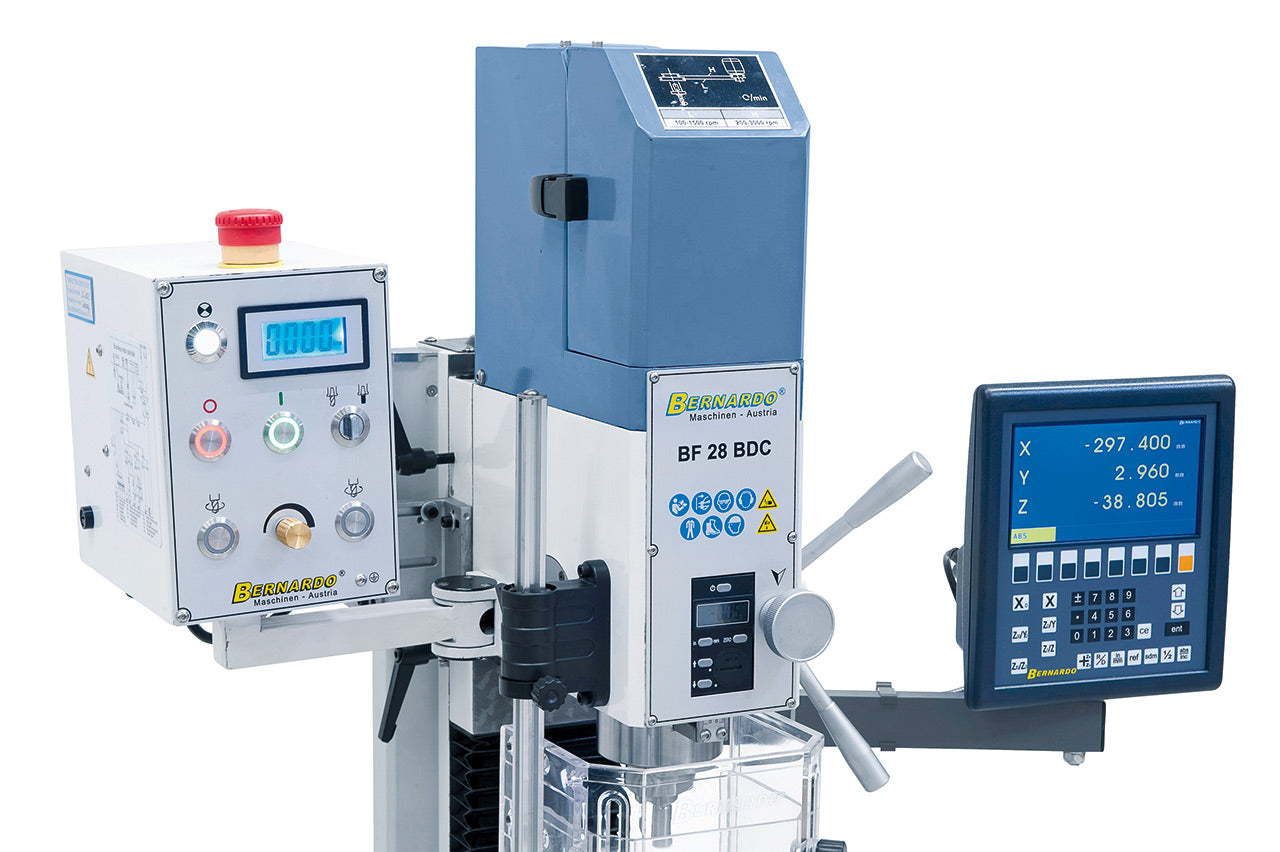 Bernardo BF 28 BDC mit Vorschub inkl. 3-Achs-Digitalanzeige ES-12 V 02-1114
