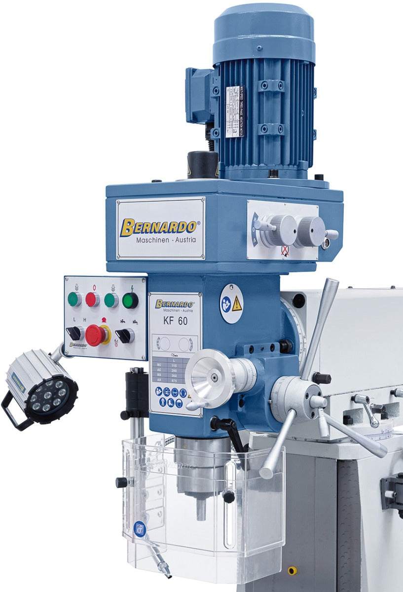 Bernardo KF 60 inkl. 3-Achs-Digitalanzeige ES-12 H und Vorschub für x/y-Achse 02-1161XL