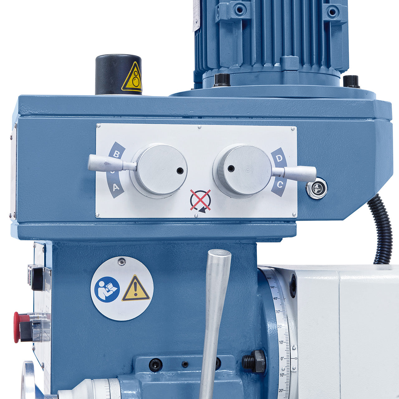 Bernardo KF 60 inkl. 3-Achs-Digitalanzeige ES-12 H und Vorschub für x/y-Achse 02-1161XL