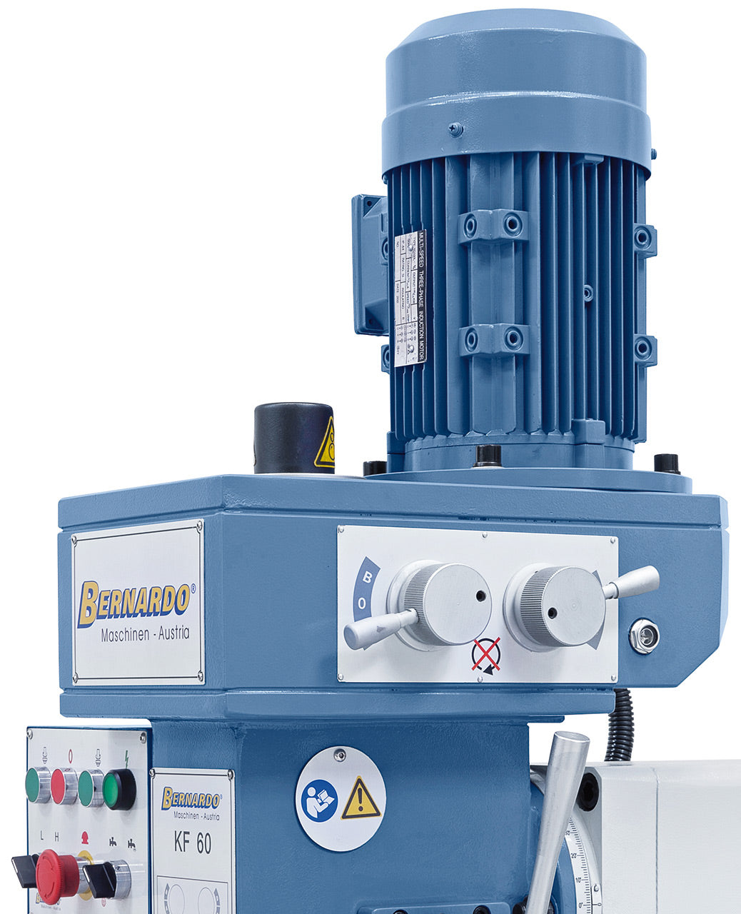 Bernardo KF 60 inkl. 3-Achs-Digitalanzeige ES-12 H und Vorschub für x/y-Achse 02-1161XL
