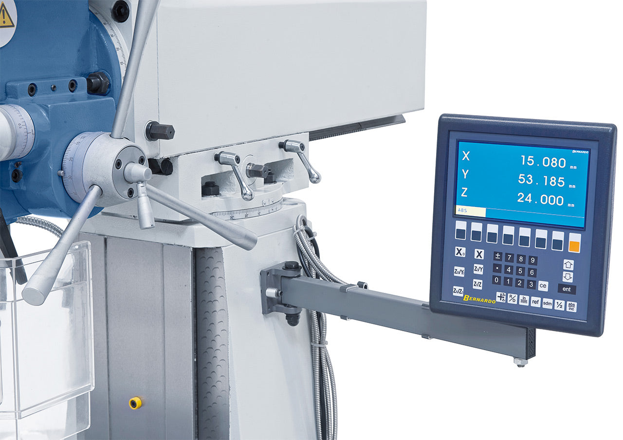 Bernardo KF 60 inkl. 3-Achs-Digitalanzeige ES-12 H und Vorschub für x/y-Achse 02-1161XL