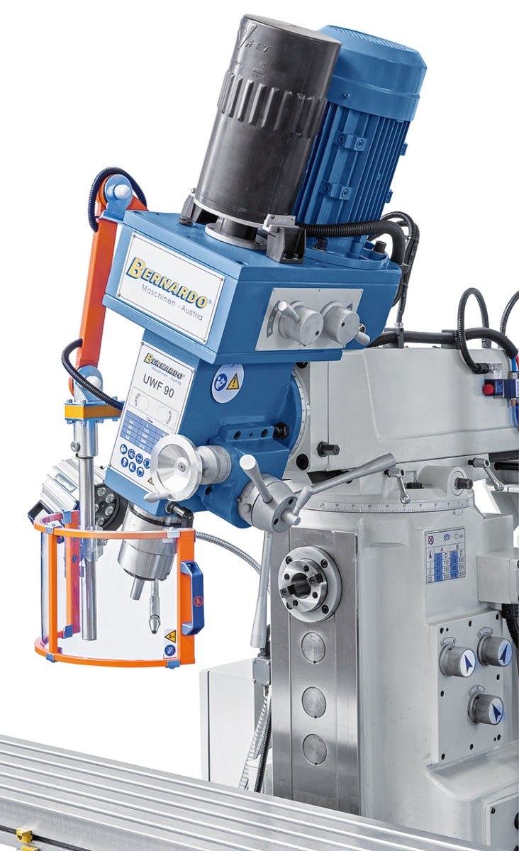 Bernardo UWF 90 inkl. 3-Achs-DRO ES-12 H und pneumat. WK-Klemmung 02-1228XL0