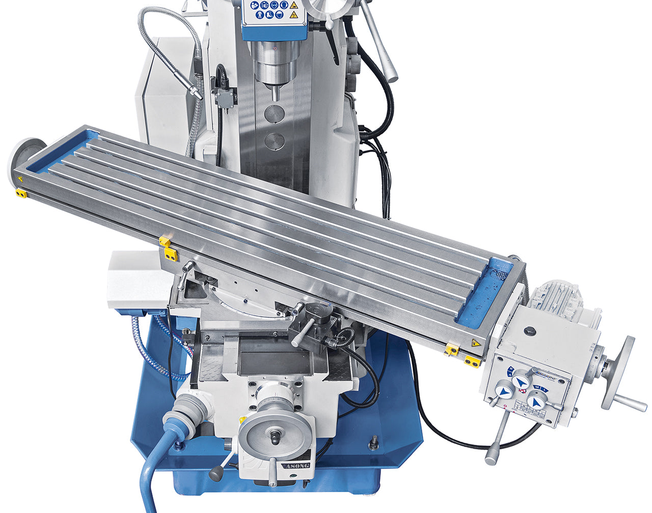 Bernardo UWF 90 inkl. 3-Achs-DRO ES-12 H und pneumat. WK-Klemmung 02-1228XL0
