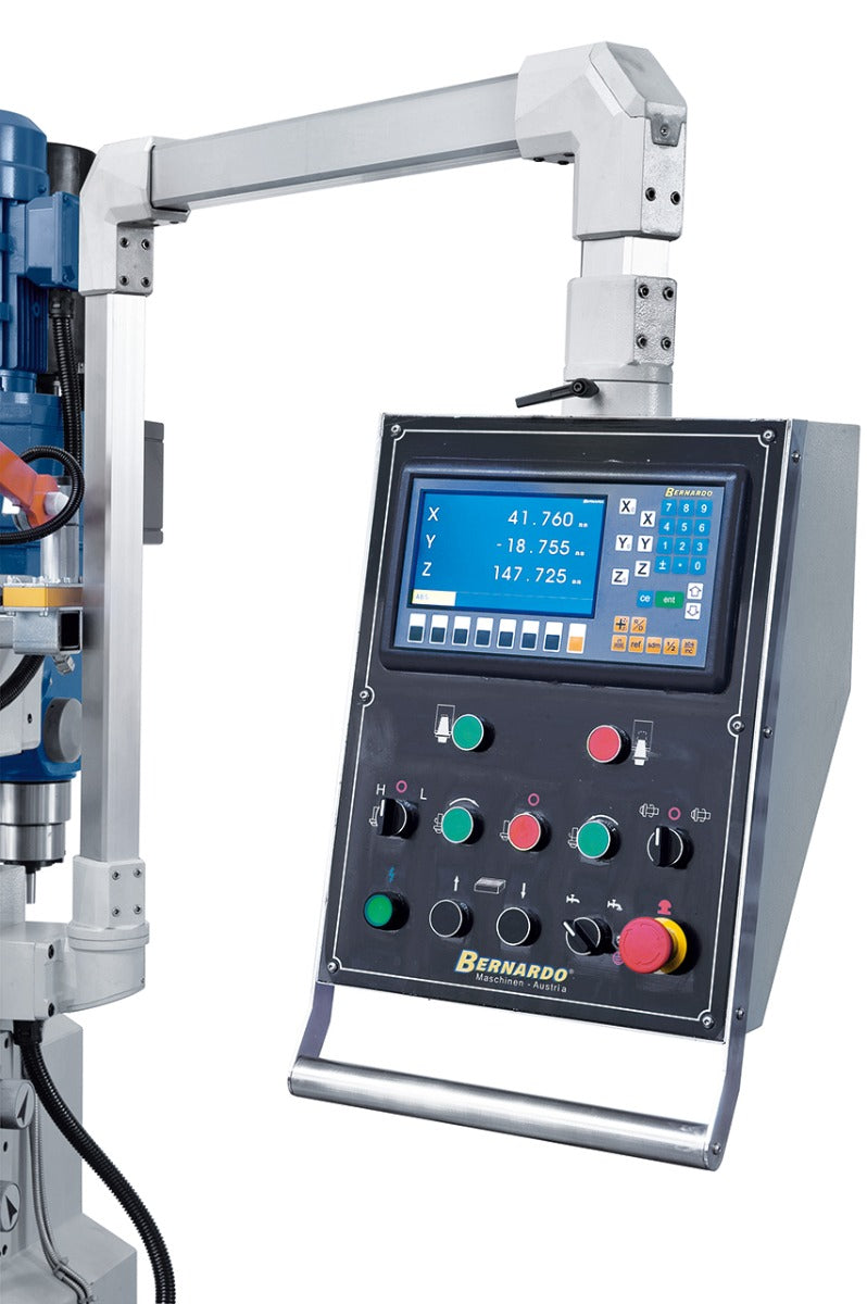 Bernardo UWF 90 inkl. 3-Achs-DRO ES-12 H und pneumat. WK-Klemmung 02-1228XL0