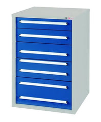 Dringenberg Schubladenschrank S7 1028/5 TA ohne Platte, 026651-7035-5010