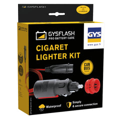 GYS F5-Set - FLASH/Zigarettenanzünderanschluss - 0,45 m 029439