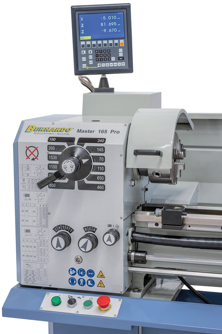 Bernardo Leit- und Zugspindeldrehmaschine Master 165 Pro 03-1263XL1