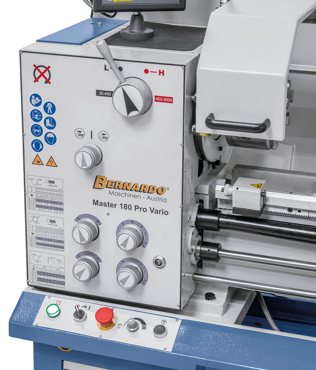 Bernardo Mechanikerdrehmaschine Master 180 Pro Vario 03-1265XL