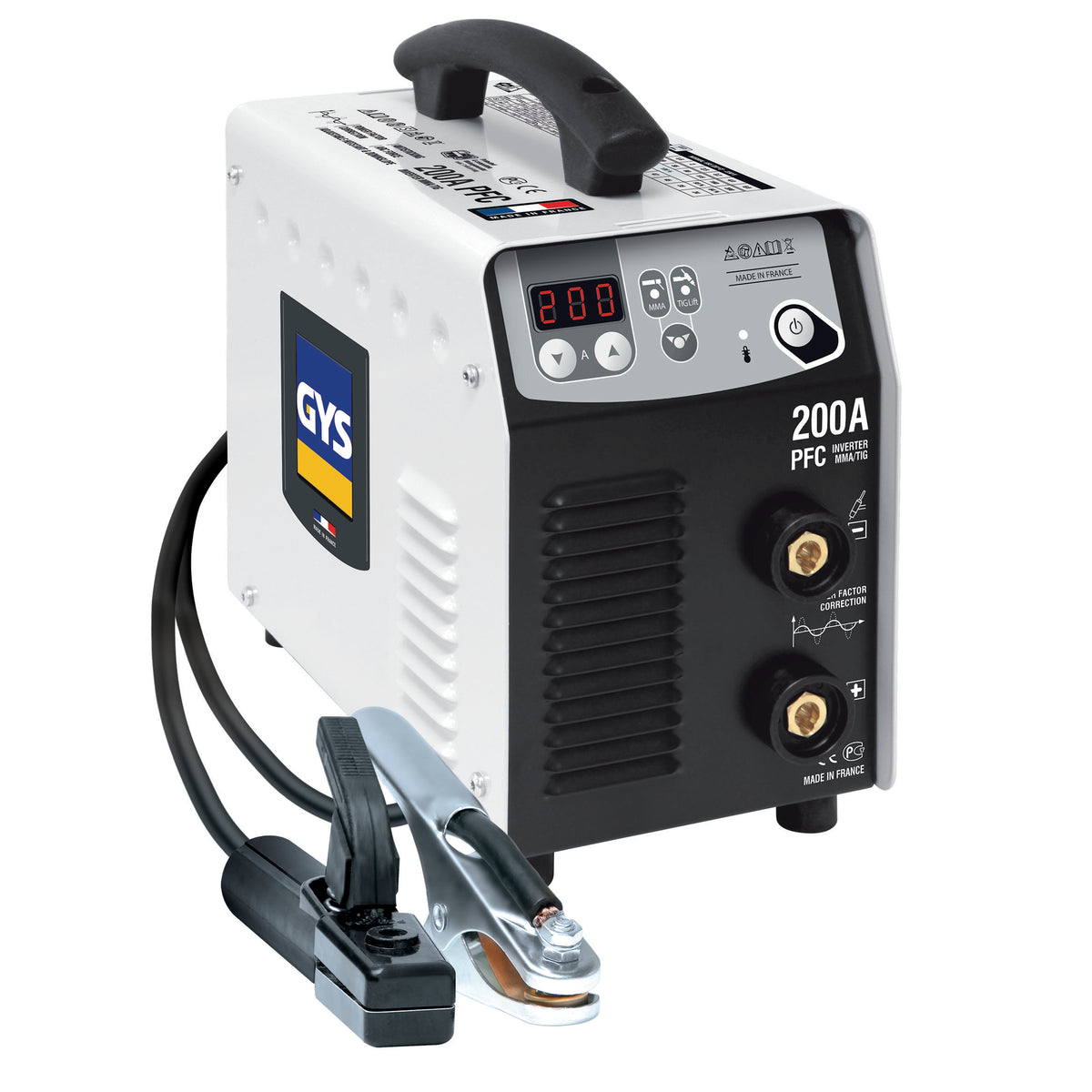 GYS PROGYS 200A PFC E-Handschweißinverter + Zubehör im Hartschalenkoffer 031432
