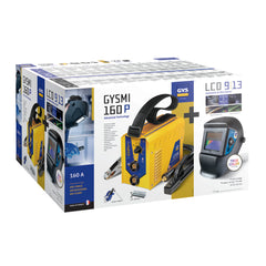 GYS GYSMI 160P E-Hand-Inverter Set inkl. Schweißhelm LCD TECHNO 9/13 TRUE COLOR 031555