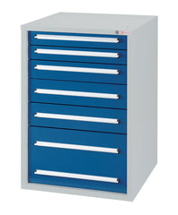 Dringenberg Schubladenschrank S7 1028/6 VA o. Platte 033449-7035-5010