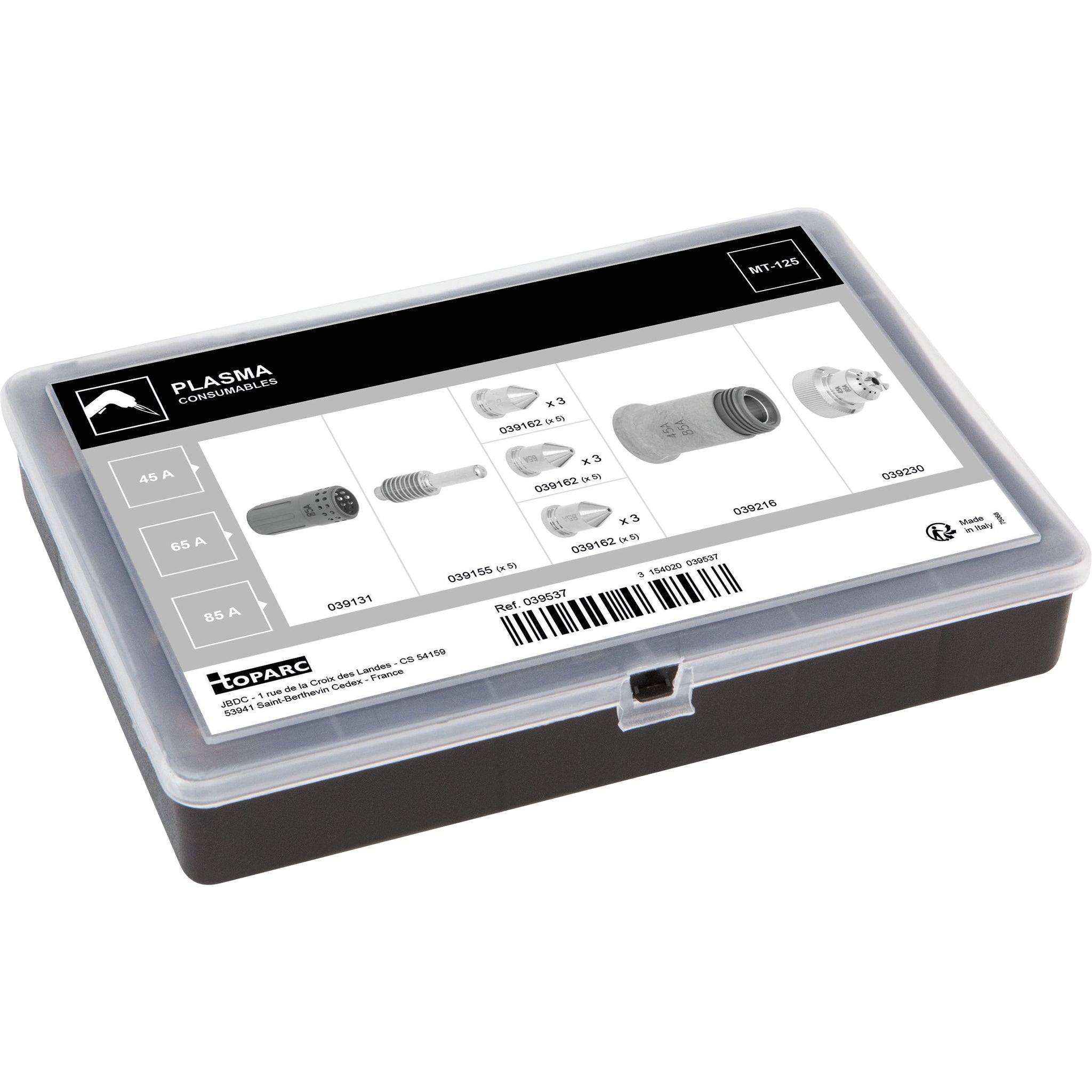 GYS Verschleißteile-Box 45/65/85A - für Plasmabrenner MT-125 039537
